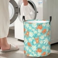 thumbnail image 4 of Picia Cute Sloth on Floral Tree Large Laundry Basket, Waterproof, Freestanding Laundry Hamper, Collapsible Tall Clothes Hamper with Extended Handles-Medium, 4 of 8