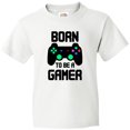 thumbnail image 3 of Inktastic Born to Be a Gamer with Controller Youth T-Shirt, 3 of 5