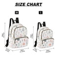 thumbnail image 2 of FORMRS Mini Backpack Purse for Women Quilted Travel Daypack Casual Shoulder Bag, Garden Pattern, 2 of 7
