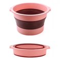 thumbnail image 2 of Household Portable Foot Soaking Bucket Foldable Foot Bath Massage Barrel。，, 2 of 3