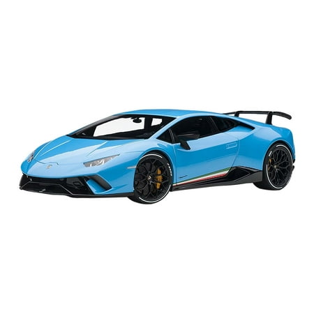 Lamborghini Huracan Performante Pearl Blue with Black Wheels 1/18 Model Car by (Best Lamborghini Car In The World)