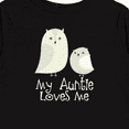 thumbnail image 4 of Inktastic My Auntie Loves Me owl Boys or Girls Long Sleeve Toddler T-Shirt, 4 of 5