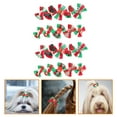 thumbnail image 3 of LOLIPPYY 20pcs Colorful Xmas Dog Hair Bows Christmas Pet Bowknot Hair Ties Headdress Random Style, 3 of 7