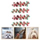 thumbnail image 2 of 20 piezas lazos navideños para el pelo para perros, lazos navideños para el pelo para perros pequeños, tocado para cachorros, estilo aleatorio, 2 of 7