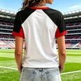 thumbnail image 4 of 2026 Soccer Cup Fan Jersey for Women Short Sleeve Country Football Shirt USA World Soccer Flag Printed & Soccer Graphic T Shirts, 4 of 4