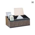 thumbnail image 2 of Joernso Household Desktop Faux Leather Remote Control Phone Tissue Paper Storage Box, 2 of 8