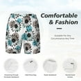 thumbnail image 5 of Balery Watercolor Sunflower Mens Swim Trunks Swim Shorts for Men Quick Dry Inseam Beach Shorts with Compression Liner Pocket-Large, 5 of 9