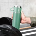 thumbnail image 5 of Vacuum Insulated Thermos Flask 500ml/17.6oz Stainless Steel Thermos Bottle with Cup for Coffee Water Drinking Bottles.(green), 5 of 5