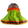 thumbnail image 1 of High Visibility Neck Sun Shield for Hard Hats, Orange, 1 of 1
