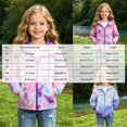 thumbnail image 5 of KPOPLK Kids Rain Jacket 2-9 Years Girls Lightweight Water-Resistant Coats Outerwear with Zipper Hood Clothes for Girls Blue,Size 6-7 Years, 5 of 8