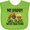 Apple Green, variant on Inktastic Farming Daddy Plays with Tractors Boys or Girls Baby Bib