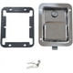 thumbnail image 4 of Pestillo de paleta con resorte de acero inoxidable de 2 paquetes con cerradura y llave - Manija de descarga simple para puerta de remolque de RV, 4 of 5