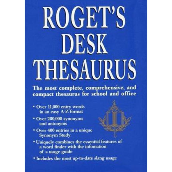 Pre-Owned Roget's Desk Thesaurus (Hardcover) 0517180855 9780517180853