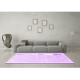 thumbnail image 3 of Ahgly Company Indoor Square Solid Purple Modern Area Rugs, 6' Square, 3 of 4