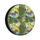 thumbnail image 1 of Fotbe Surfing Dinosaur Funda de Llanta de Repuesto con Estampado, Engrosada, Ajuste Universal para Jeep, Remolque, RV, SUV, Camión-15 inch, 1 of 6