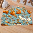 thumbnail image 3 of Autumn Dining Placemats Set of 4 Pumpkin Maple Leaves on Blue Pattern, Decorative Placemats 12x18 Inch for Indoor Outdoor Party, 3 of 7