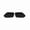 Black, variant on Stainless Steel Car Styling Door Audio Speaker Decoration Cover Trim Stickers For BMW 5 Series I5 G60 2024 Interior Accessories