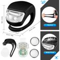 thumbnail image 2 of FlkwoH Luces para Bicicleta, Luz LED para Bicicleta de Silicona Impermeable, Señales de Giro para Bicicleta Delantera y Trasera para Ciclo de Bicicleta, 2 of 5