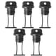 thumbnail image 1 of 5 tapones de drenaje cónicos universales portátiles para kayak, prácticos tapones para canoa, para botes, kayaks y accesorios (negro), 1 of 7