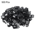 thumbnail image 3 of R-Type Cable Clamps, 10.4mm 0.4 Inch Cable Organizer Cord Clips Black, 500pcs, 3 of 5