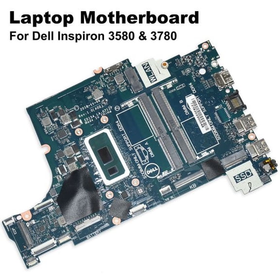 Dell Inspiron 3580 / 3780 Motherboard with i5-8265U, Quad-Core & DDR4 – VFMW4
