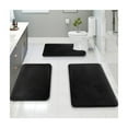 thumbnail image 6 of 3-Piece Non-Slip Bathroom Rug Set – Ultra-Absorbent Coral Fleece Mats for Toilet, Vanity & Wet Floors, Machine-Washable Anti-Skid Bath Mats&nbsp;, 6 of 9