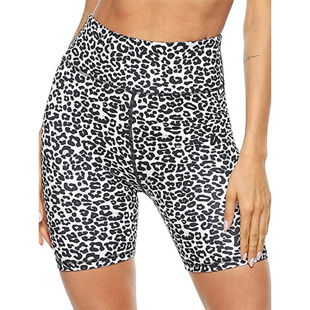 UKAP UKAP Leopard Printing Running Shorts for Women MoistureWicking