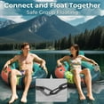 thumbnail image 3 of 53" Heavy Duty River Tube Float for Adults,Inflatable River Raft Float for Pool Lake Beach with Built-in Cup Holders, Ergonomic Backrest,Durable Grip Hand, 3 of 8
