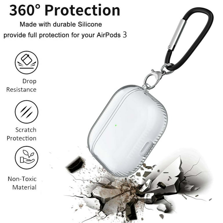 under 5 Dollar Items Case Bluetooth Protective Transparent Suitable Headset  Headset For Airpods3 Case 2021 Shockproof TPU
