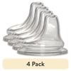 (4 pack) NUK Replacement Silicone Spout, Clear, 1 Pack