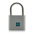 thumbnail image 2 of Fingerprint Smart Padlock Security Lockers With Stainless Steel Door Latch Silver, 2 of 8