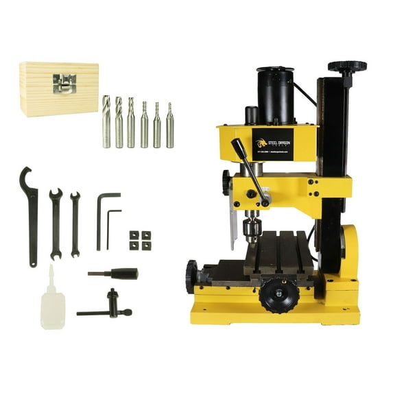Steel Dragon Tools® Variable Speed Mini Milling Machine Benchtop Drilling