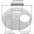 thumbnail image 3 of Porte d'Entrée Ruche (6 Pcs) Disques d'Abeille en Acier Inoxydable, 3 of 5