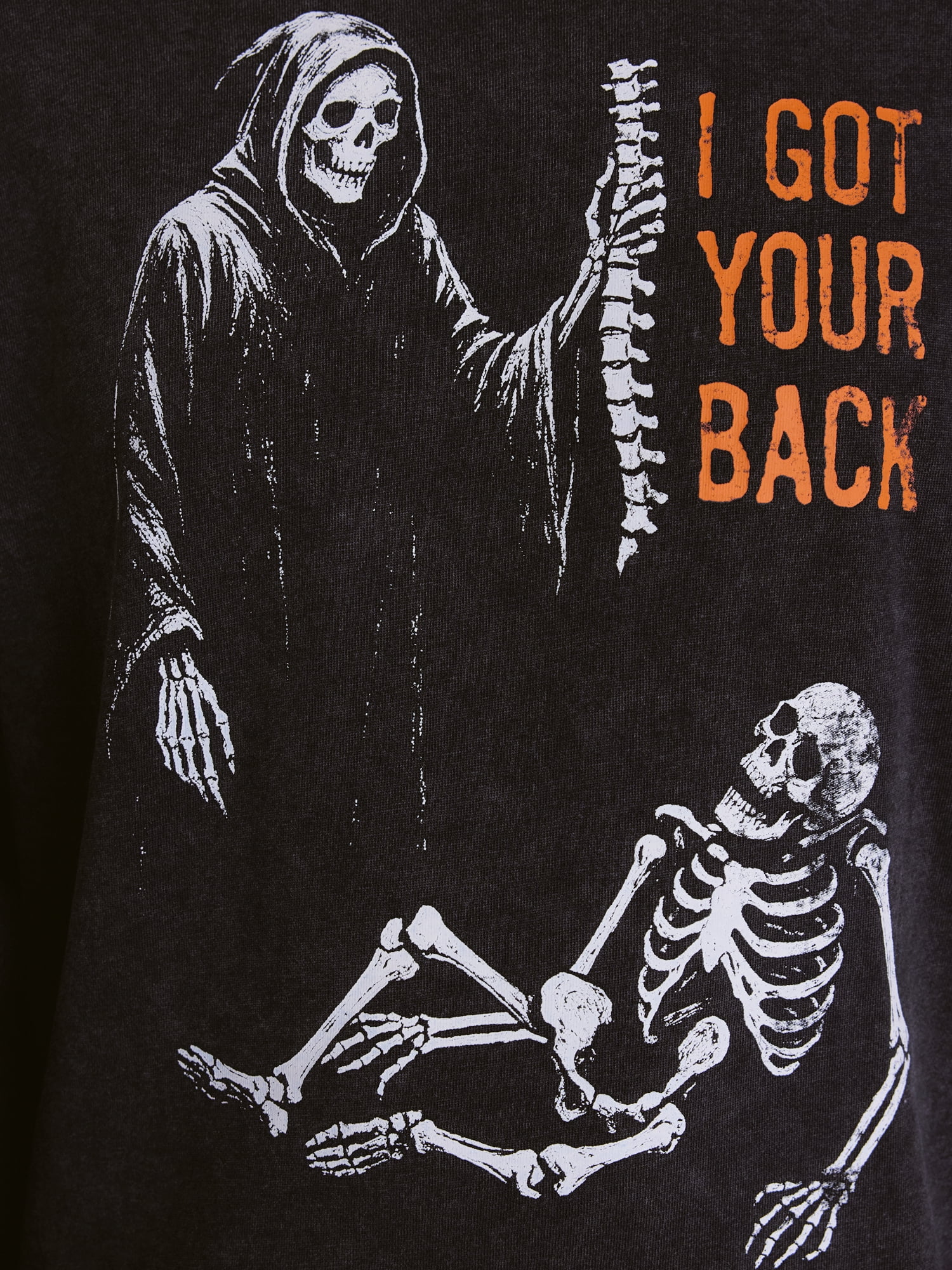 Men's Halloween Back Breaker Graphic Long Sleeve Sweatshirt from Way to Celebrate, Sizes XS-5XB