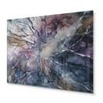thumbnail image 2 of Designart "Exploring The Language Of Painting Purple II" Abstract Painting Metal Art Living Room, 2 of 5
