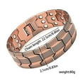 thumbnail image 3 of Men'S Bracelet - Magnetic Gold Copper Men'S Bracelet -Pretty Magnetic Healing Copper Peace Healing - Natural Tone for Women and Men., 3 of 5