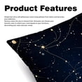 thumbnail image 2 of Virgo Constellation Luxurious Velvet Throw Covers Pillow Inserts - Set of 2 Throw Pillows with Unique Patterns - 16x16, 18x18, 20x20 Inches for Home Decor and Gifts, 2 of 6