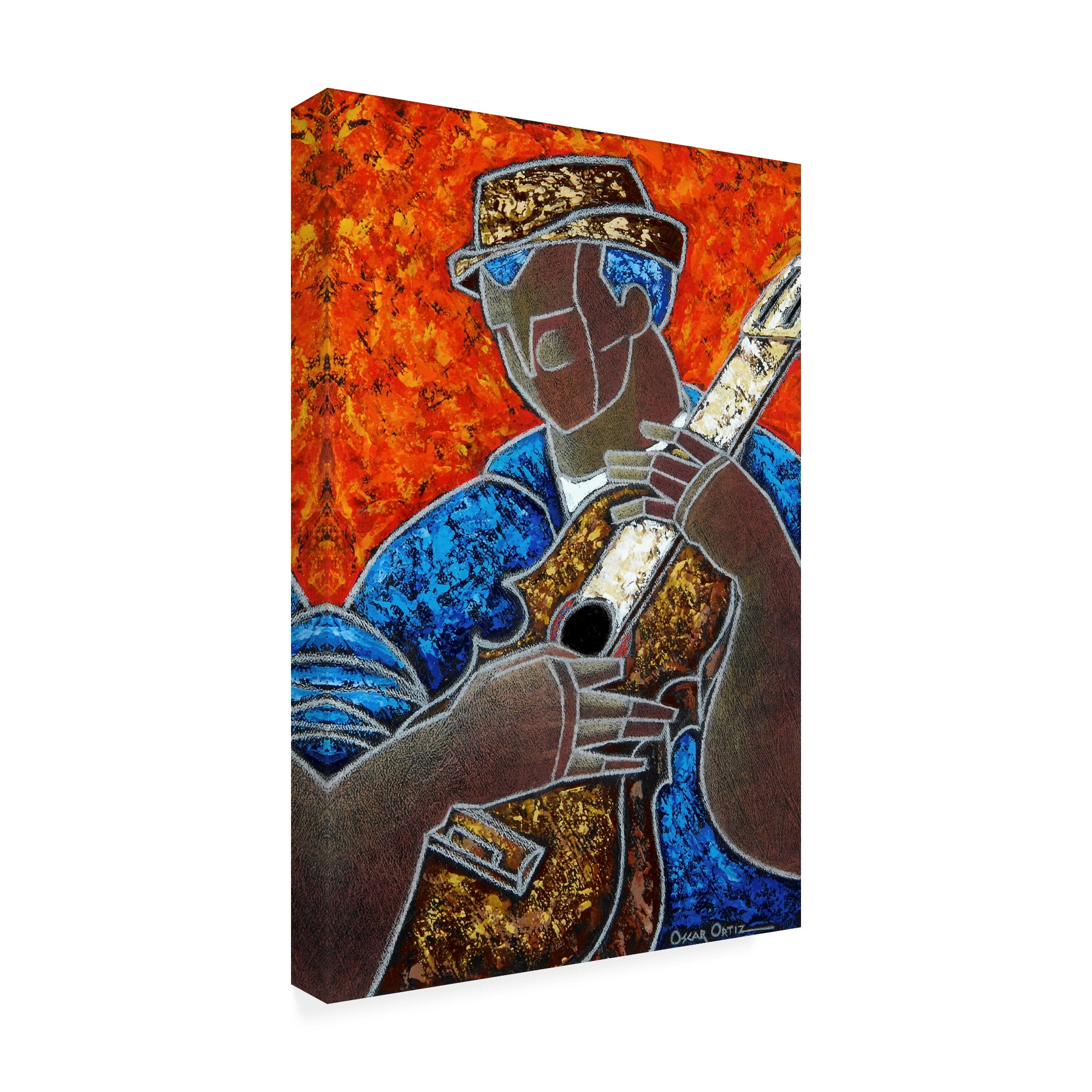 Trademark Fine Art 'Solo De Cuatro' Canvas Art by Oscar Ortiz
