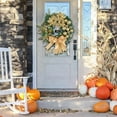 thumbnail image 1 of Golden Christmas Needle Wreath Elegant Holiday Window Rattan Door Hanging Festive Home, 1 of 6