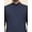 Blue, variant on Men's Cotton Longline Henley Shirt Long Sleeve Mandararin Collar Hippie Casual Beach T Shirts (Medium,White)