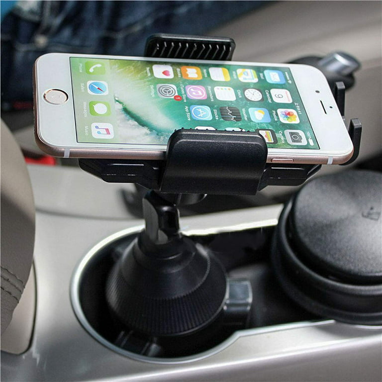 Cup Holder Phone Mount for Car Universal 360° Adjustable Car Mount for  iPhone 11 Pro Max/11 Pro/11/Xs/Xs Max/Xr/8/7/6S/6 Plus/iPod Touch 