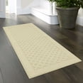 thumbnail image 3 of (2 pack) Mainstays Dylan Solid Diamond Olefin Beige Indoor Runner Rug, 2'x6', 3 of 10