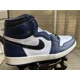 thumbnail image 4 of N I-K-E A i r-Jor-dan Retro 1 High Og Navy New With Box 8.5m, 4 of 6