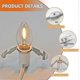 thumbnail image 3 of 5 Base C7 String Bulbs Christmas Village Light Accessory Cord With 5 Led Light Bulbs, 3 of 5
