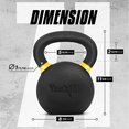 thumbnail image 6 of Yes4All 32kg / 71lb Powder Coated Kettlebell, Single, 6 of 7