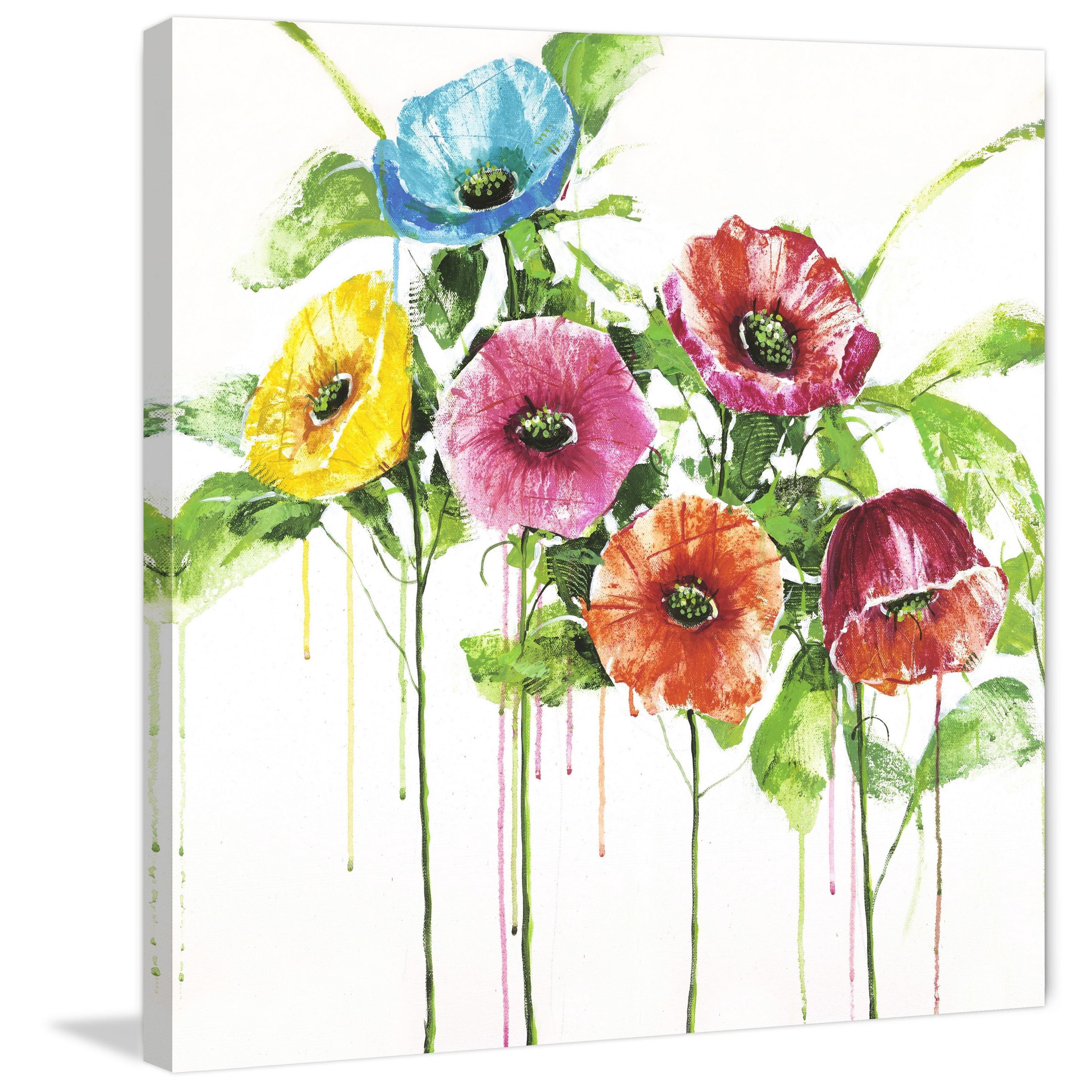 Marmont Hill - "Pop of Color I" by Julie Joy Painting Print on Wrapped Canvas