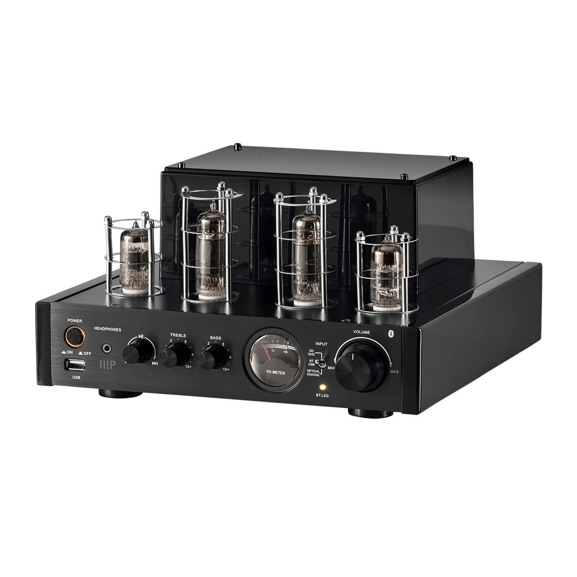 AMPLIFICATEUR HIFI BLUETOOTH Classe D 200W RMS Basses et Aigus avec Télécommande EUR 94,99