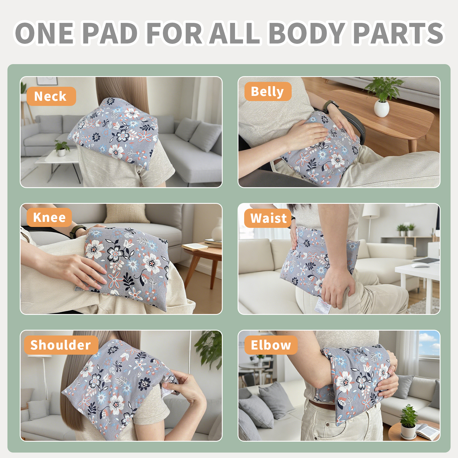 UNCN Microwavable Heating Pad, 9" x 15" photo 6