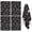 White-1, variant on Set of 4 Halloween Dish Towels and Hand Towels, 18x26 Inch - Soft Absorbent Fast Dry Kitchen Towels with Witch, Spider Web Prints in Orange and Black for Holiday Decor