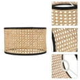 thumbnail image 4 of Lampshade Light Accessories Handwoven Decorative Rustic Style Natural Table Lamp Hexagon 22x14cm, 4 of 8
